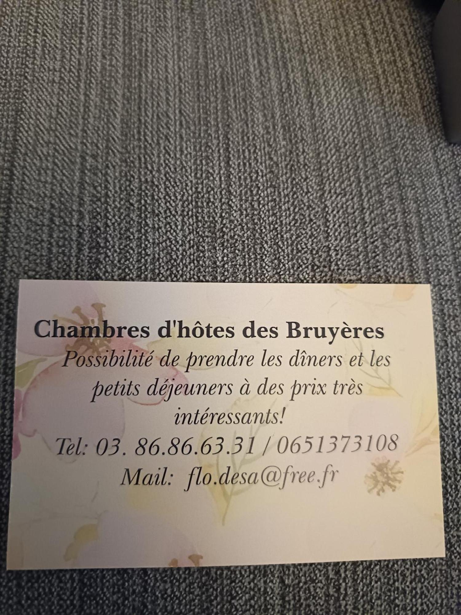 Chambres D'Hotes Des Bruyeres Collemiers Oda fotoğraf