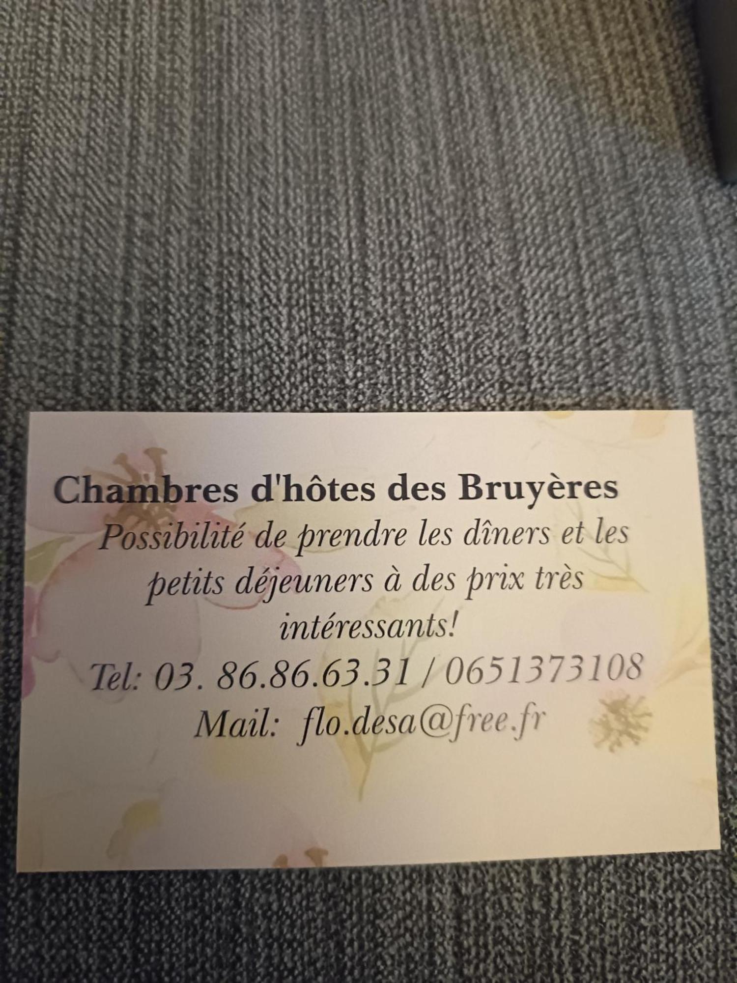 Chambres D'Hotes Des Bruyeres Collemiers Oda fotoğraf